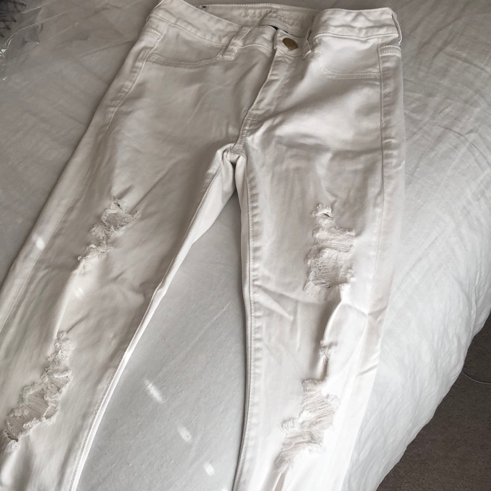 American eagle white Jeans